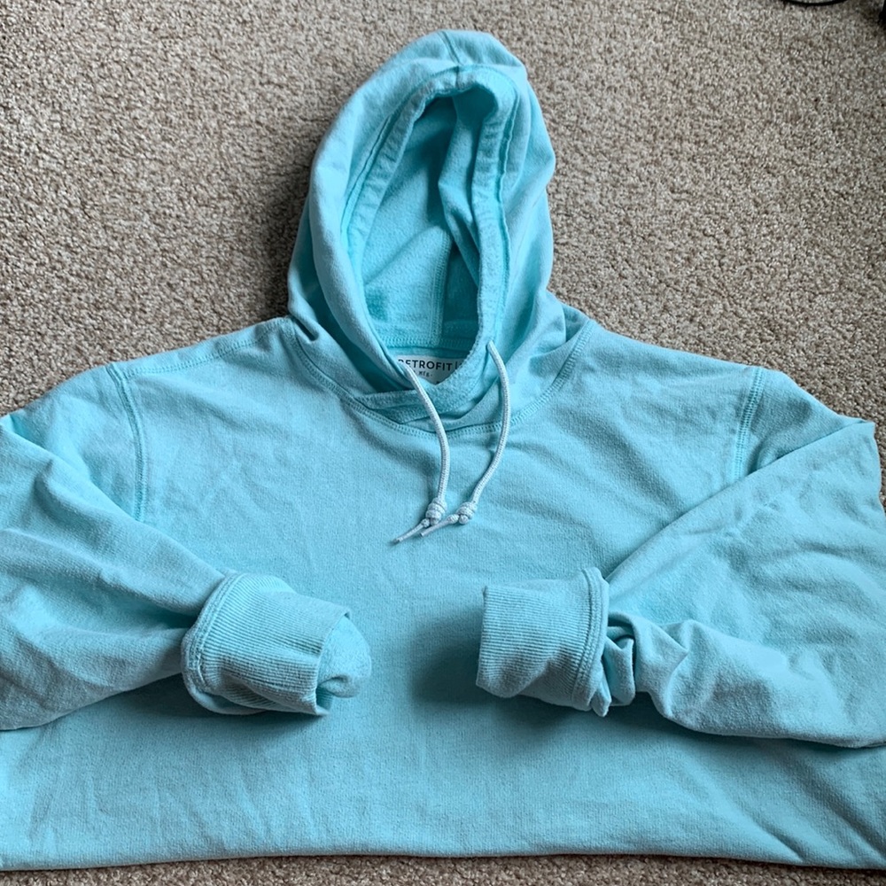 Vintage Hooded Pocket Sweatshirt (S)